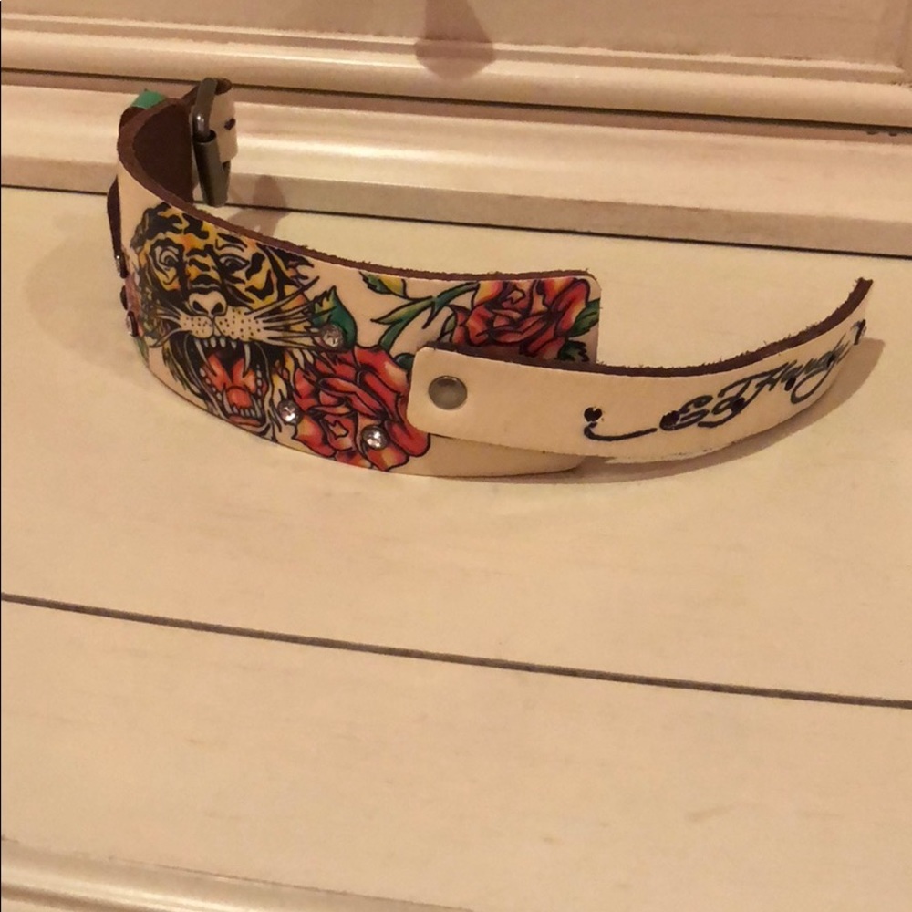 ED HARDY LEATHER BRACELET 🐅